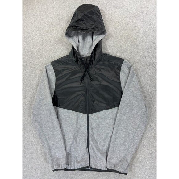 Rhone 2 Tone Full Zip Athletic Hoodie Jacket (Men's‎ Medium) Gray - Picture 1 of 13
